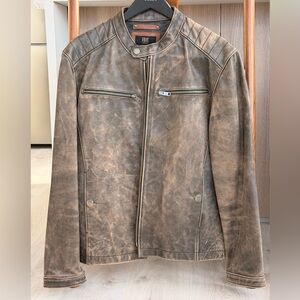 Frye Men's Brown Leather Jacket